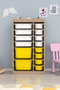 Hanah Home Montana Xs 2D4N8U - Blanco Sonomo y Amarillo